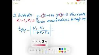 İki düz xətt arasındakı bucağın tapılması.Düz xəttin bucaq əmsallı tənliyi.    (Ali riyaziyyat)