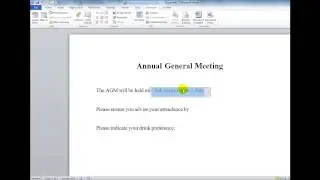 How to insert date fields and dropdown lists in Word documents. Date pickers and dropdown lists