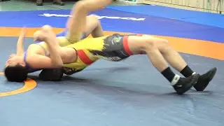 Wrestling / Ringen MDM 2024 in Jena, Jugend B (U14), 62 kg, Kouadio - Le