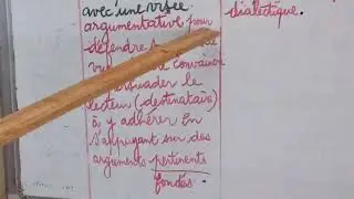 Vidéo32: Le compte rendu objectif à plan accumulatif/dialectique du texte argumentatif