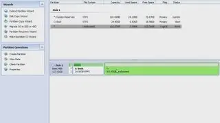 How to create a partition (Aomei)