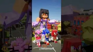 Aphmau & Sonic Team or Herobrine & Sonic.EXE Team