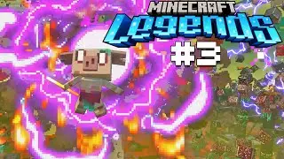 Minecraft Legends Campaign - Destroying Piglin Portal Strongholds! (#3)