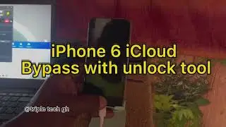 New update. iPhone 6 passcode disabled iCloud bypass with unlock tool with signal free.
