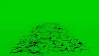 New Ground Crack Green Screen Effect