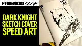 DARK KNIGHT SKETCH COVER SPEED ART
