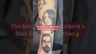 Have you seen art like this?🔥#frenchmontana #rap #tattoo