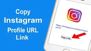 How to get Instagram Profile URL Link || Copy Instagram Profile Link