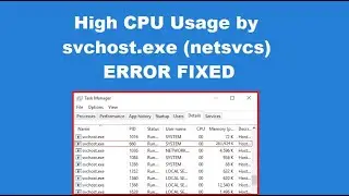 How to Fix High CPU Usage by svchost.exe (netsvcs)