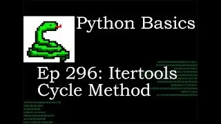 Python Basics Itertools Cycle Methods