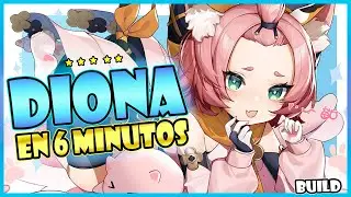 DIONA BUILD GOD EN 6 MINUTOS! 😺🥛 - Guía build Diona - Genshin Impact
