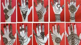Beautiful and Simple mehndi design ||Jewellery mehndi designs ||mehndi designs #arabicmehndi#mehndi