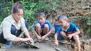 Building a road across the stream to the farm - the life of single mother DANG THI DU