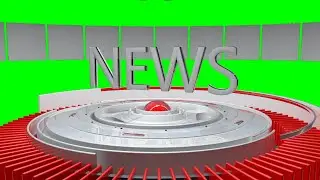 3D news intro no copyright GREEN SCREEN free download video background + sound effect