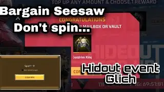 Hideout event Glich &Bargain seesaw🤯 simply waste #video #hangovertamilgaming #freefire