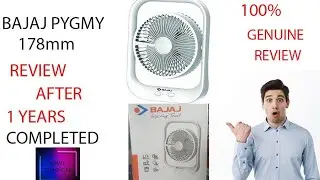 Bajaj PYGMY 178mm White Personal Fan, Regular . honest review after 1 year use