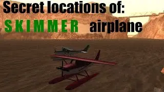 Seaplane location in GTA San Andreas.