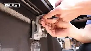 5. SyneTrac-Pro Installation - Install clamps to the stable rails