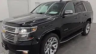 2017 CHEVROLET TAHOE PREMIER QUADS THIRD NAV MOON BLACK 4K WALKAROUND 14985ZB