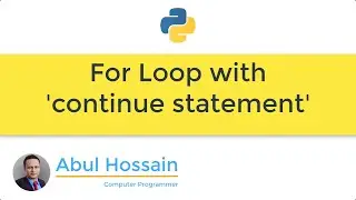 Python: How to use for loop with continue statement in Python? | Python for beginners | Python