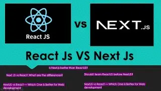 Next.js vs React: Differences and How to Choose | Which One is Better for Web development 