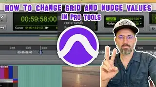 How to Change Grid and Nudge Values in ProTools