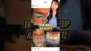 TRANSFORMASI JADI MONYET ! COBAIN TREND MAKEUP VIRAL! MAAF PENGEN NGAKAK!