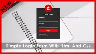 How To Create Awesome Login Form using HTML and CSS | Beautiful Sign In Form Design | Coding Tricks