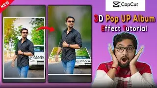 CAPCUT NEW POP-UP ALBUM EFFECT TUTORIAL ( Android & iOS) | Pop up Album Effect CapCut