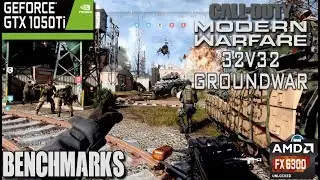 Call of Duty Modern Warfare GROUND WAR MODE| GTX 1050Ti Gameplay Benchmarks