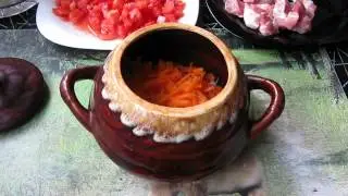 Щи крестьянские в горшочке