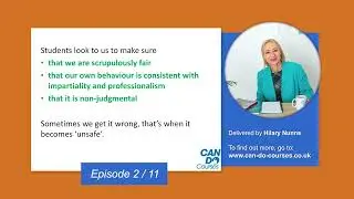 EP2 STAYING SAFE -  Be scrupulously fair and impartial (by Hilary Nunns)