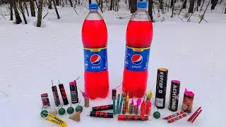 ✅🔥Корсар 12 под Бутылкой Пепси💣ВЗРЫВАЕМ РАЗНЫЕ ПЕТАРДЫ 💥ЭКСПЕРИМЕНТ: ПЕТАРДА В БУТЫЛКЕ 🔴 БОМБОЧКИ