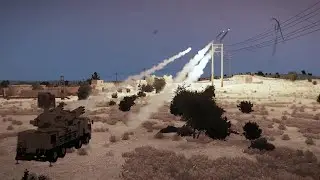 ARMA 3: Pantsir S1 Air Defense missile gun system in action | Russian army