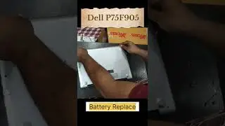 Dell P75F905 Battery Replace #dell #battery #shots #laptop