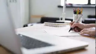 Adult Girl Working Online in Trendy Office | Stock Footage - Videohive