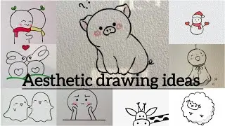 Aesthetic cute and easy drawing ideas 💡🤩 simple drawing ideas for beginners