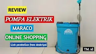 Review pompa sprayer MARACO, pompa air elektrik modern memudahkan petani, kalian wajib tonton!