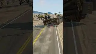 Realistic Highway Car Crashes #138