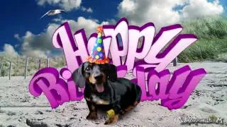 Teckel Dog / Dachshund [For Her] - HAPPY BIRTHDAY