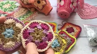 БАБУШКИН КВАДРАТ🌈АВГУСТ 💛💚❤️💜💙