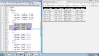 Styling Tables and the Nth Child Selector