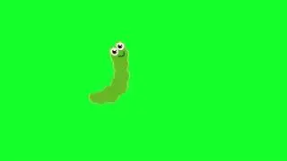 Caterpillar Cartoon | Worm | Green Screen Effects 2019