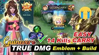 GUINEVERE BEST EMBLEM SET and BUILD 2021 | Montage Gameplay CORE  | Sakura Wishes Skin MLBB