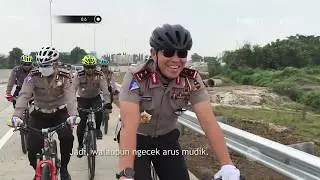 Menyambut Asian Games, Para Polisi Ini Survey Menggunakan Sepeda - 86