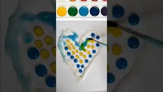 color mixing 💥 #satisfying #colormixingmagic #water #art #relaxing #colors #asmr