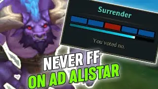 NEVER GIVE UP WHEN PLAYING AD ALISTAR | Alicopter
