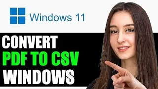 UPDATED 2024! HOW TO CONVERT PDF TO CSV ON WINDOWS