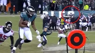 Torrey Smith makes CRAZY catch off Neal's knee!