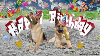 HAPPY BIRTHDAY - German Shepherd